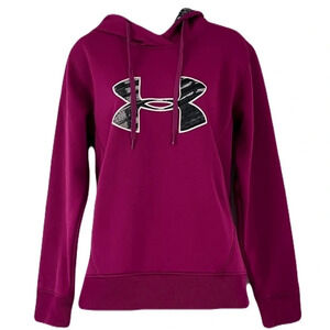 Under Armour/ Purple/ Eggplant/ fleece lined hoodie/  See measurements